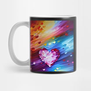 Eye Popping Love Hearts Mug